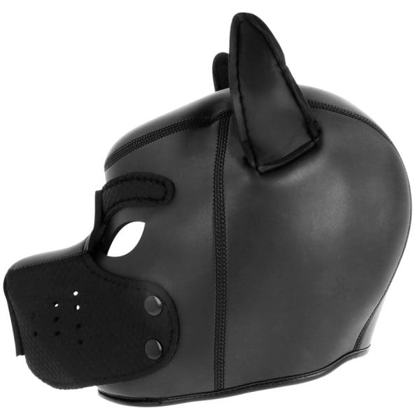 DARKNESS - NEOPRENE DOG MASK WITH REMOVABLE MUZZLE L 5